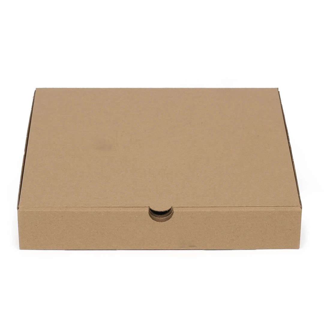 Baskısız Pizza Kutusu Esmer 33×33×4 100 Ad.
