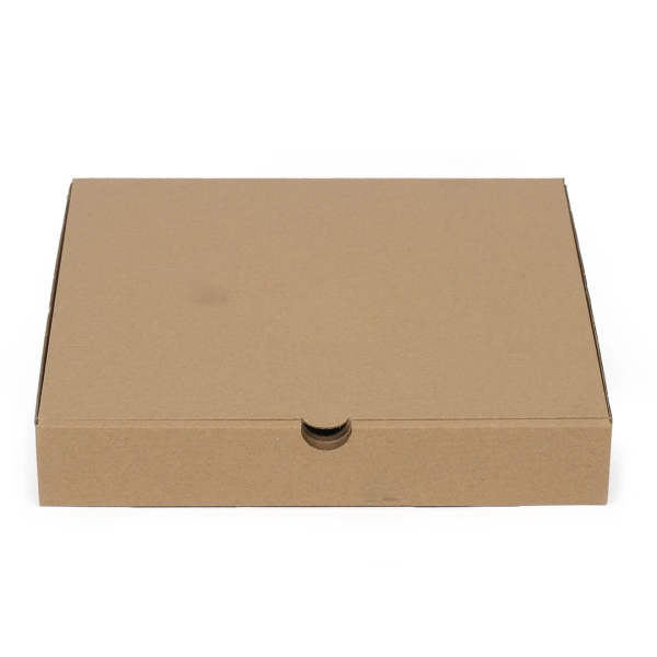 Baskısız Pizza Kutusu Esmer 33×33×4 100 Ad.